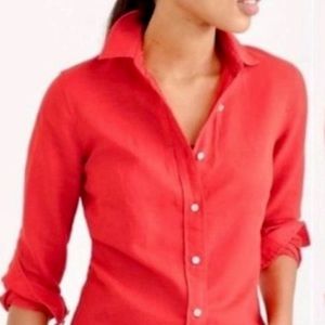 J Crew Baird Mc Nutt Linen Button Down